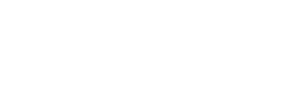Medium Square with Thick Diagonal Stripes White