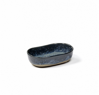 Thumbnail: DIEP BORD MERCI N°8 S 9,8x6,5 H2,5 BLAUW/GRIJS H 2.5 - steengoed B5117130