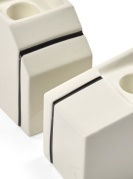 Thumbnail: Kandelaar ASS/2 Wit SILOS Candle Holder Ass/2 White B7325302-001