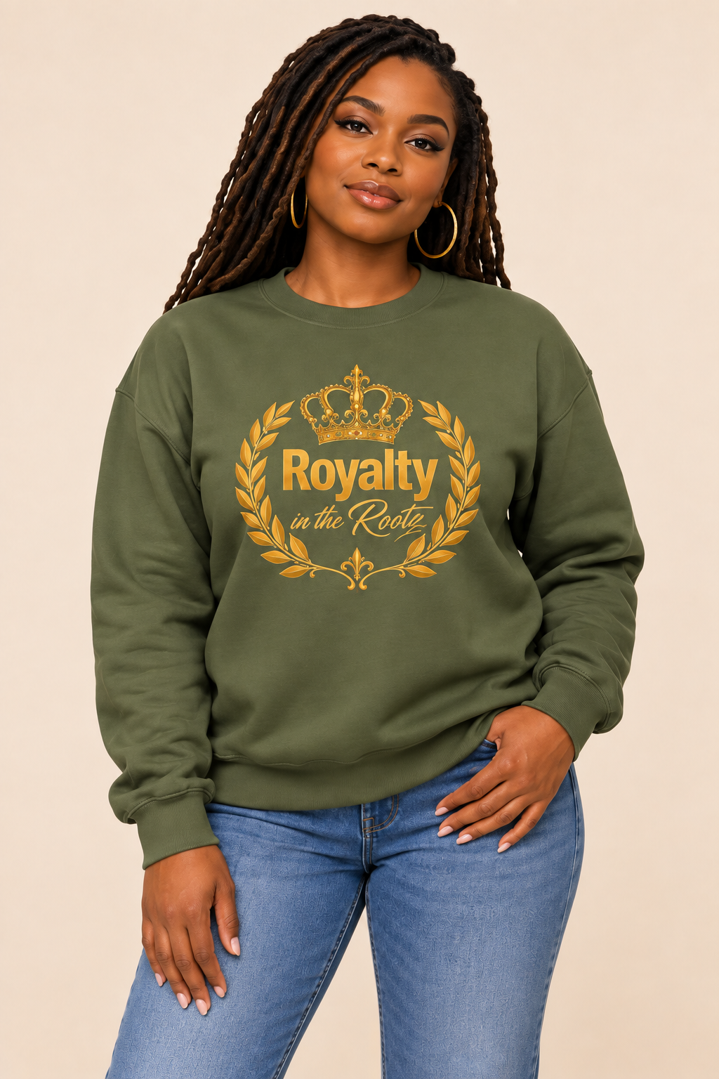 Royalty in the Rootz Unisex Sweatshirt