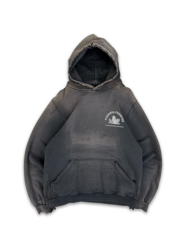 AW02 Raf Simons 'Virginia Creeper' Sun Faded Chest Logo Hoodie