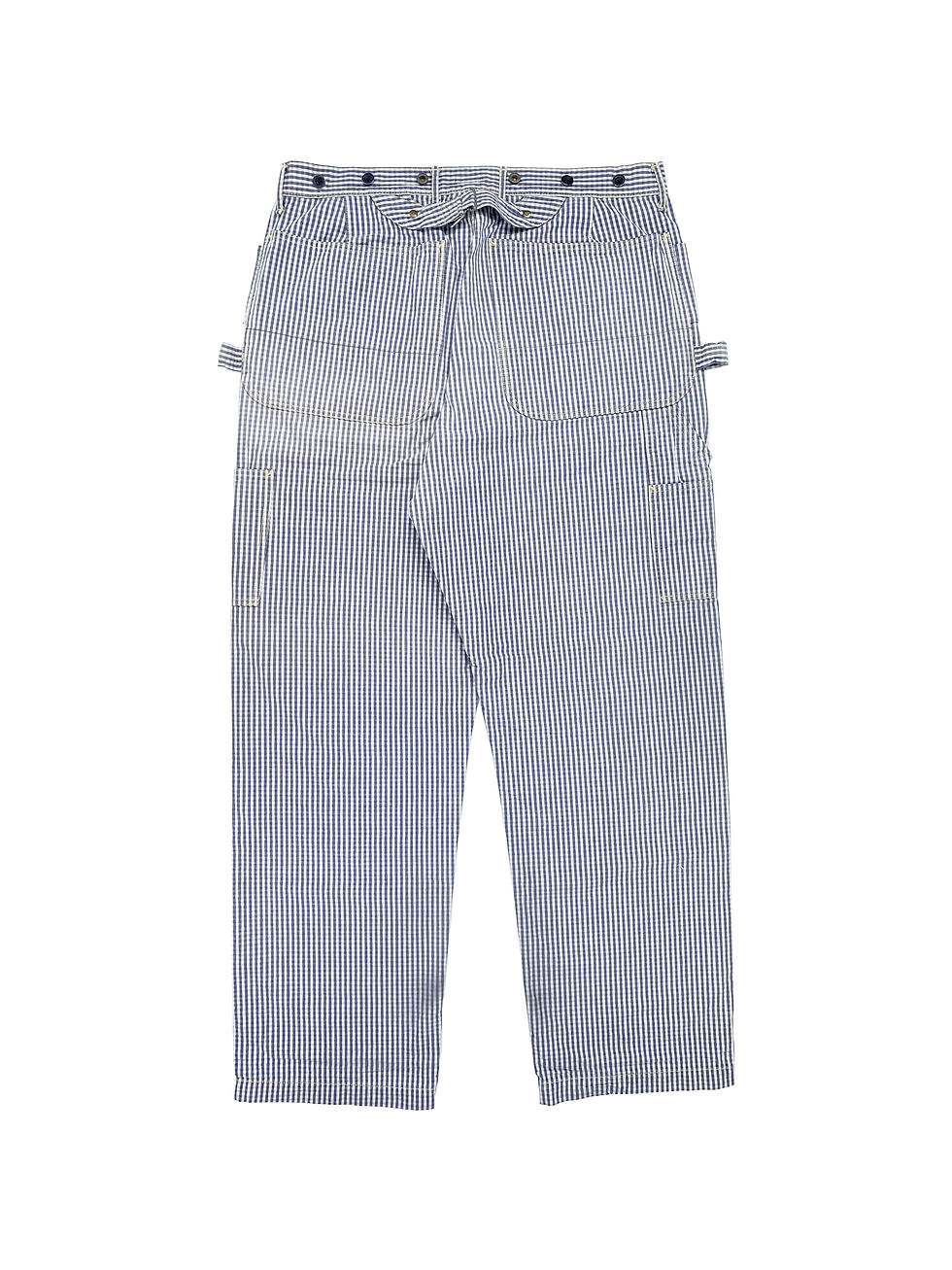 Thumbnail: Kapital Carpenter Double Knee Checkered Back Buckle Pants