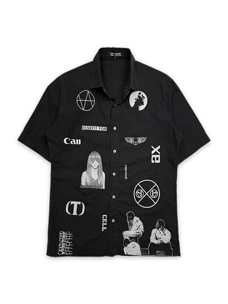 SS03 Raf Simons 'Consumed' Short Sleeve Button Up Shirt