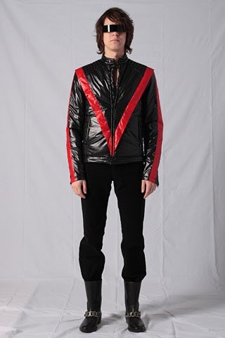 AW08 Maison Margiela 'Thriller' Quilted Puffer Biker Jacket