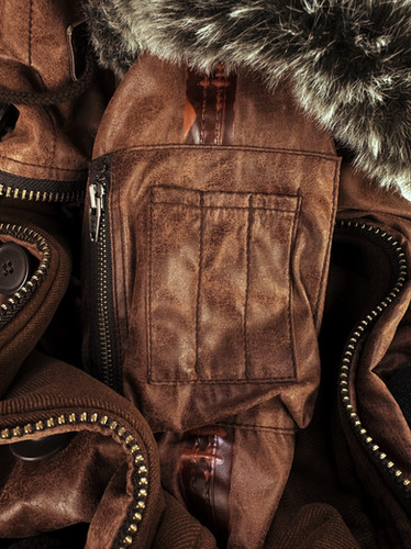 00s Final Home Fur Hood MA-1 Cargo Trench Coat | ArchiveThreads