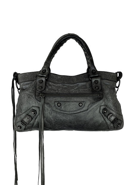 【説明必読】BALENCIAGA the sity leather bag BALENCIAGA Le City Medium Arena Textured-Leather Tote Bag