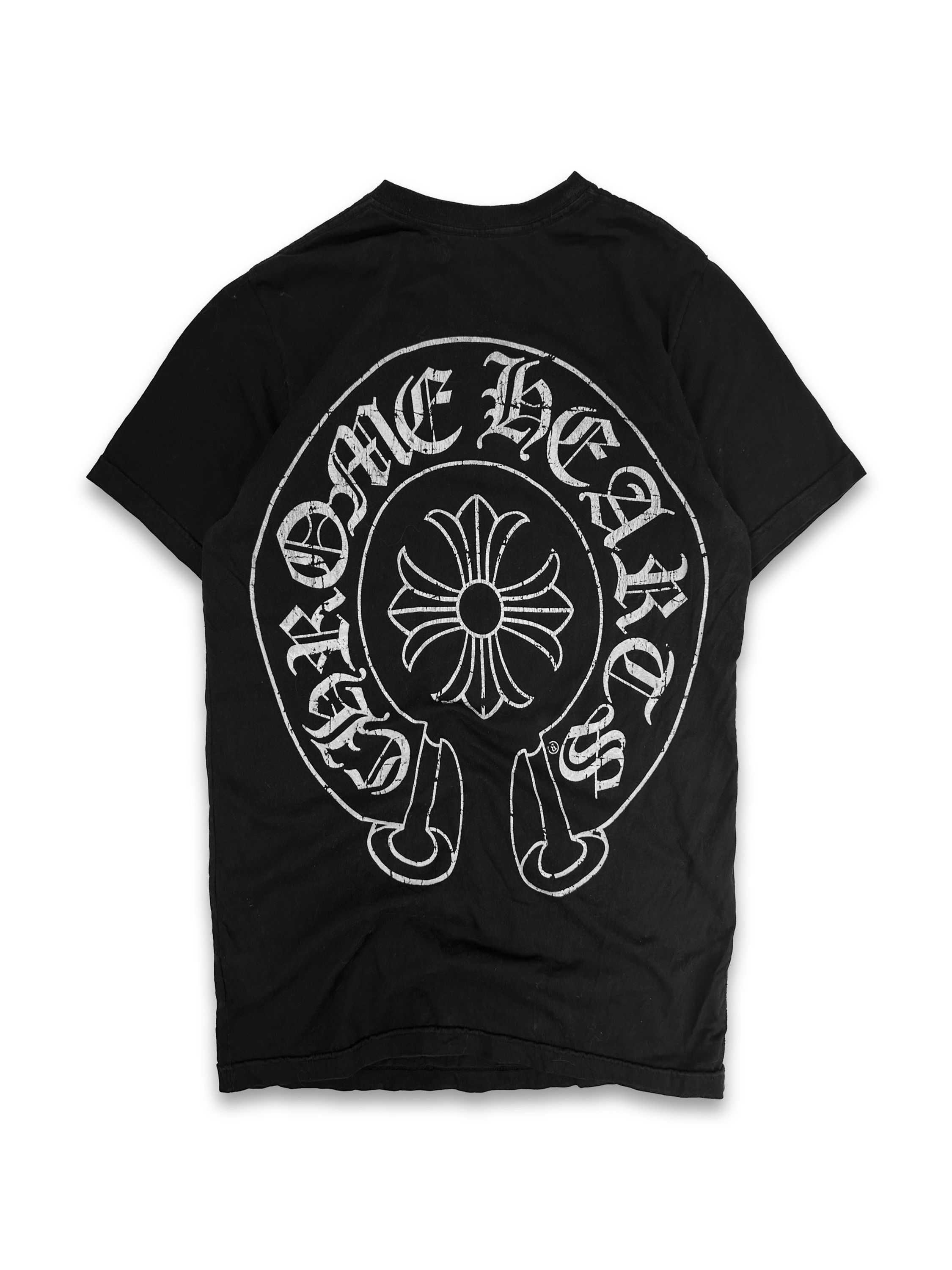 Chrome Hearts Fleur Logo Black Pocket T-Shirt