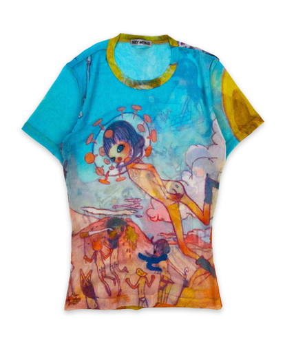 AW04 Issey Miyake x Aya Takano 'Superflat' Mesh T-Shirt