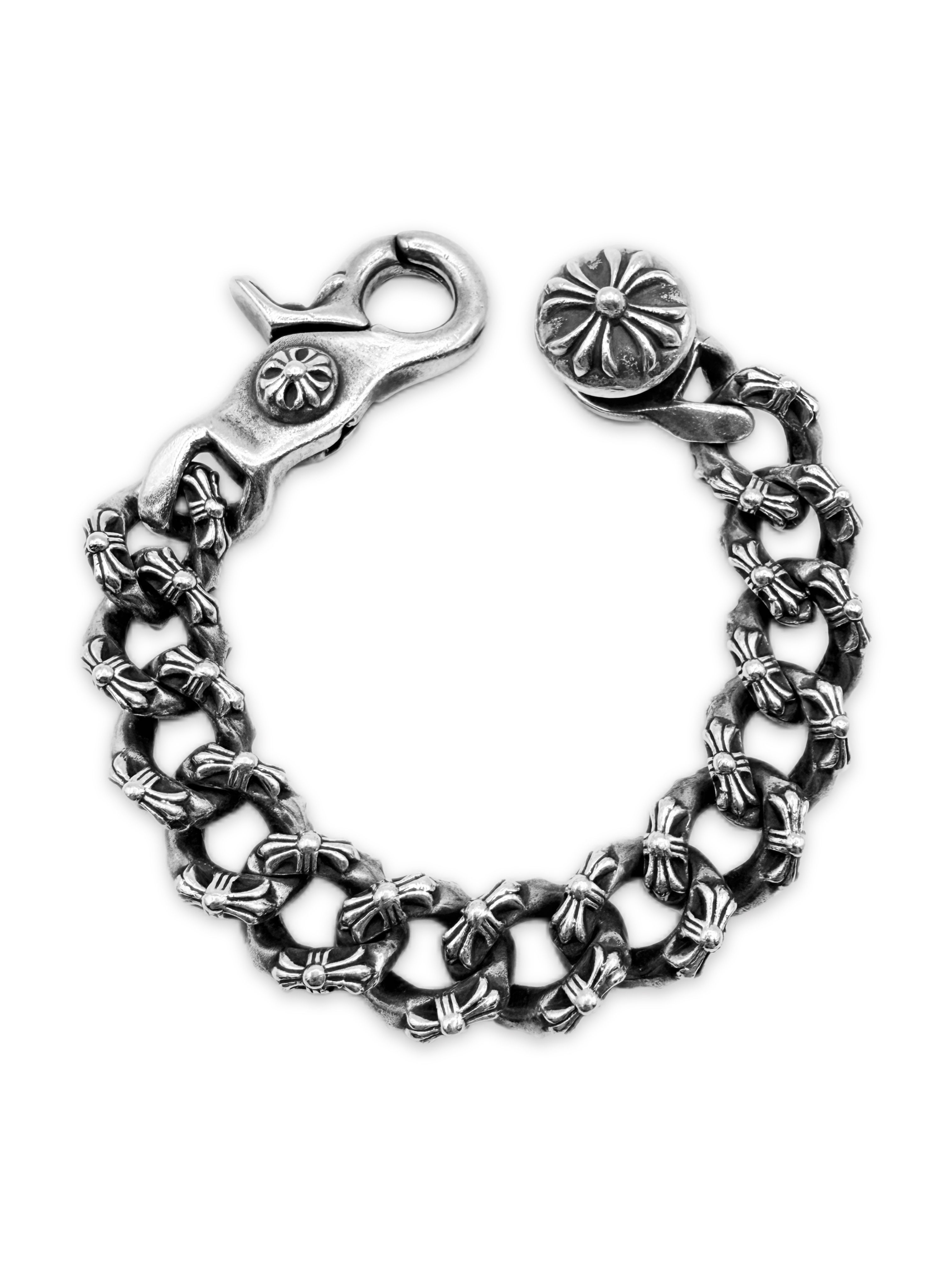 Chrome Hearts Extra Fancy Cuban Link Lobster Clasp Bracelet