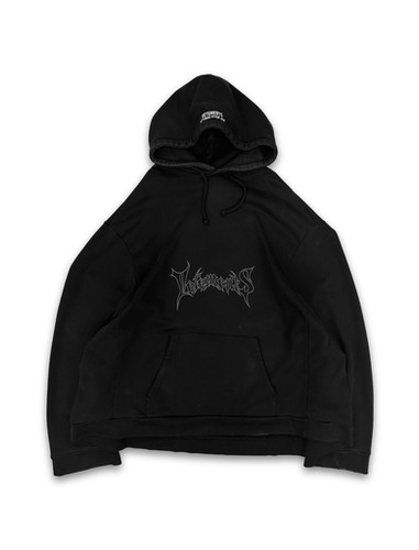 AW16 Vetements Femme OG ‘Metal’ Logo Oversized Hoodie ArchiveThreads