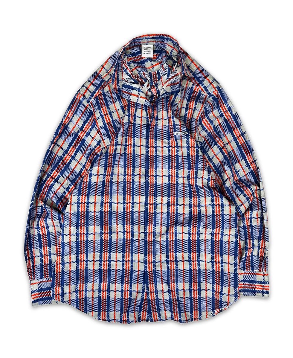 Thumbnail: Vetements ‘Embroidered’ Checkered Long Sleeve Button Up Shirt