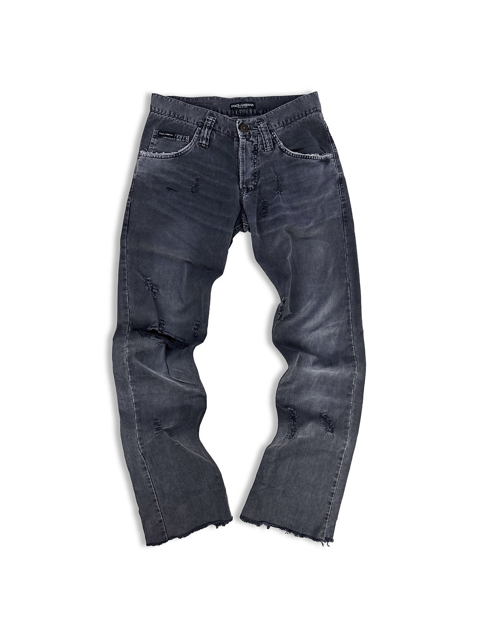 Thumbnail: 00s Dolce & Gabbanna Distressed Dark Wash Denim