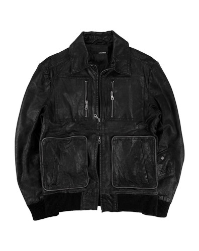 ジャケット・アウター KATHARINE HAMNETT ''Archives'' Leather 00s y2k archive KATHARINE HAMNETT レザーダウン