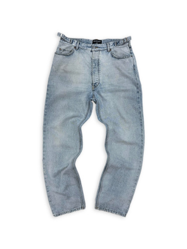 Jeans Balmain Tapered AW21 - Blue Wash Foncé - Prototype Showroom Taille 30 - Ultra Rare