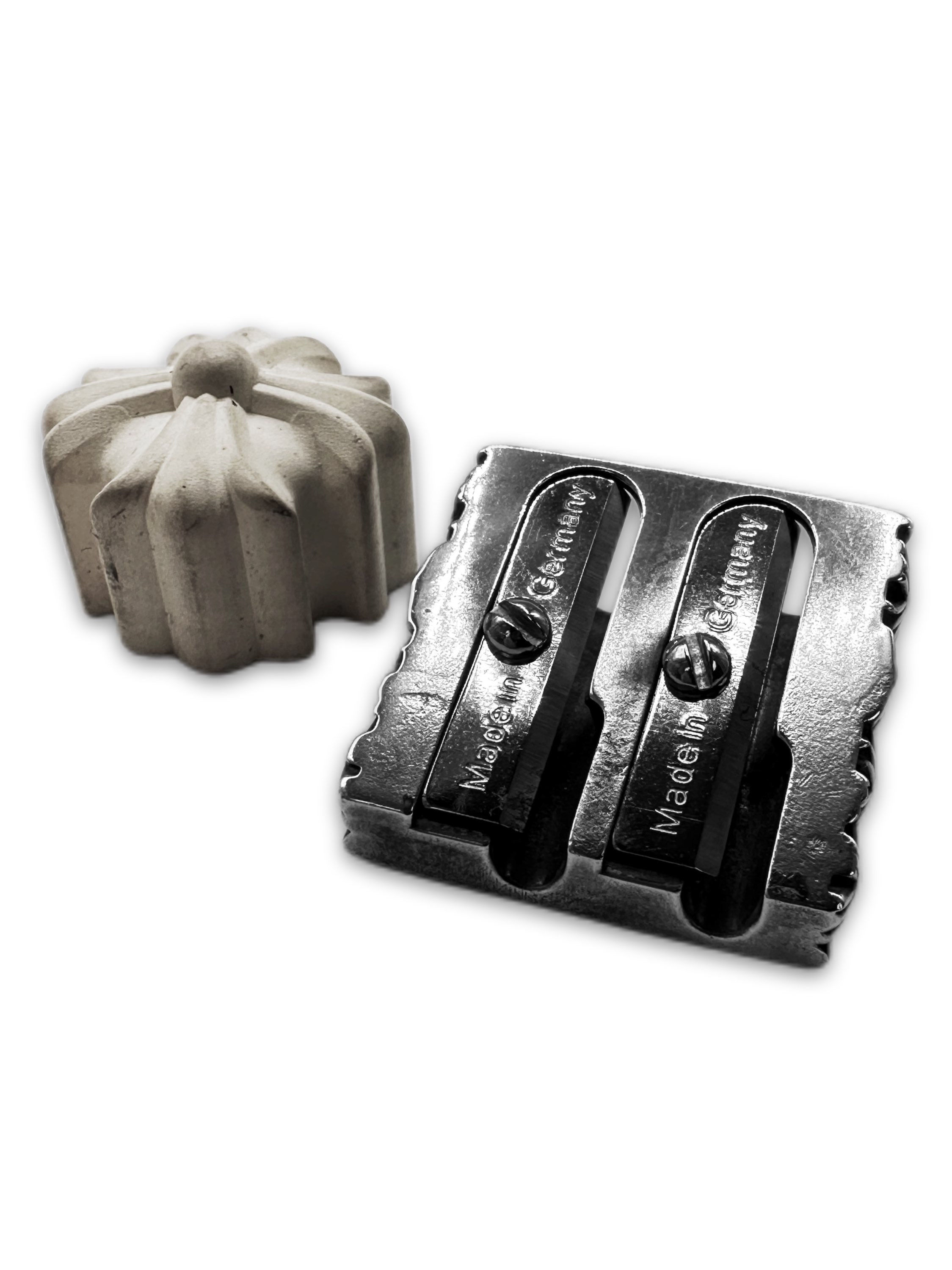 Chrome Hearts .925 Silver ‘Cross’ Pencil Sharpener + Eraser 