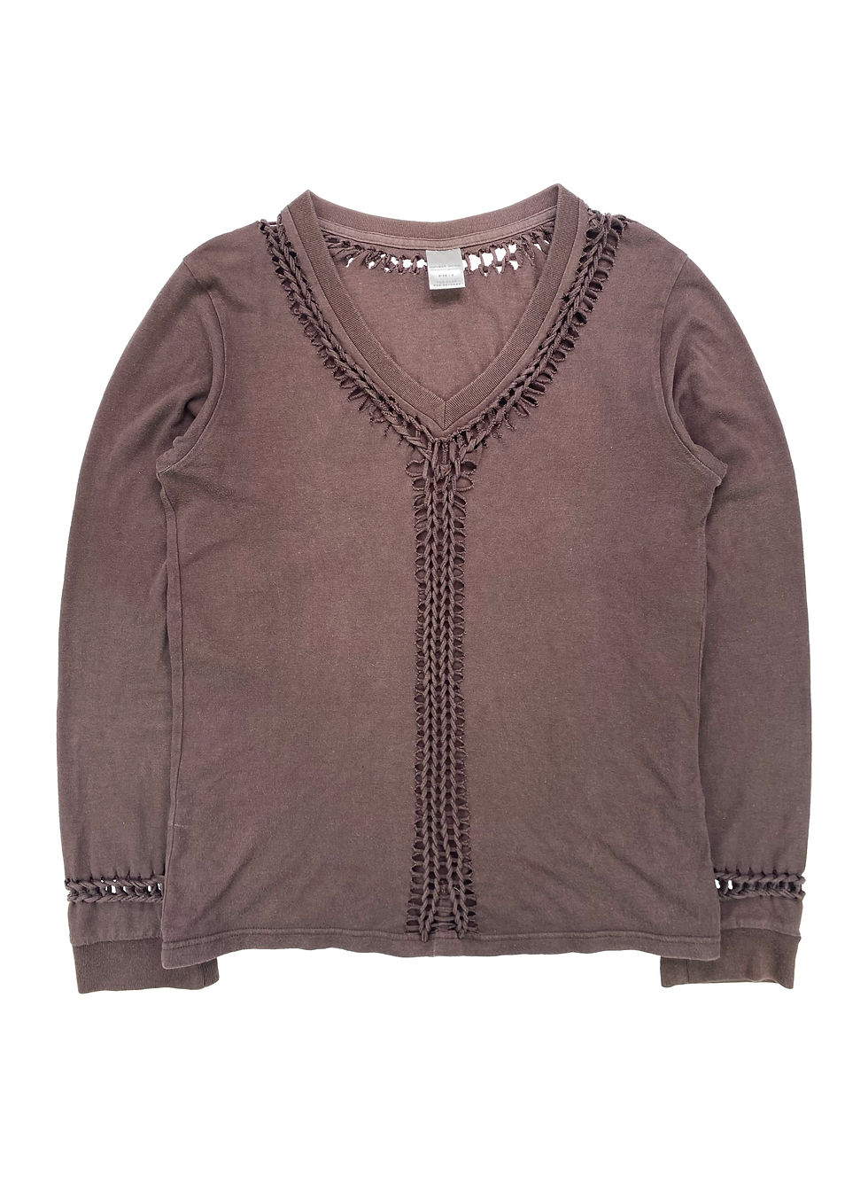 AW07 Number (N)ine Braided Rustic Longsleeve Shirt