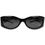 Thumbnail: Gucci ‘GG’ Rhinestone Logo Black Glossy Rounded Frame Sunglasses