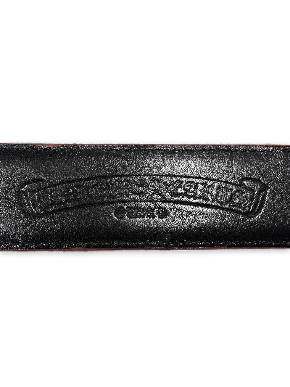 Thumbnail: Chrome Hearts 3 Piece Western Cherry Red Patent Leather Belt