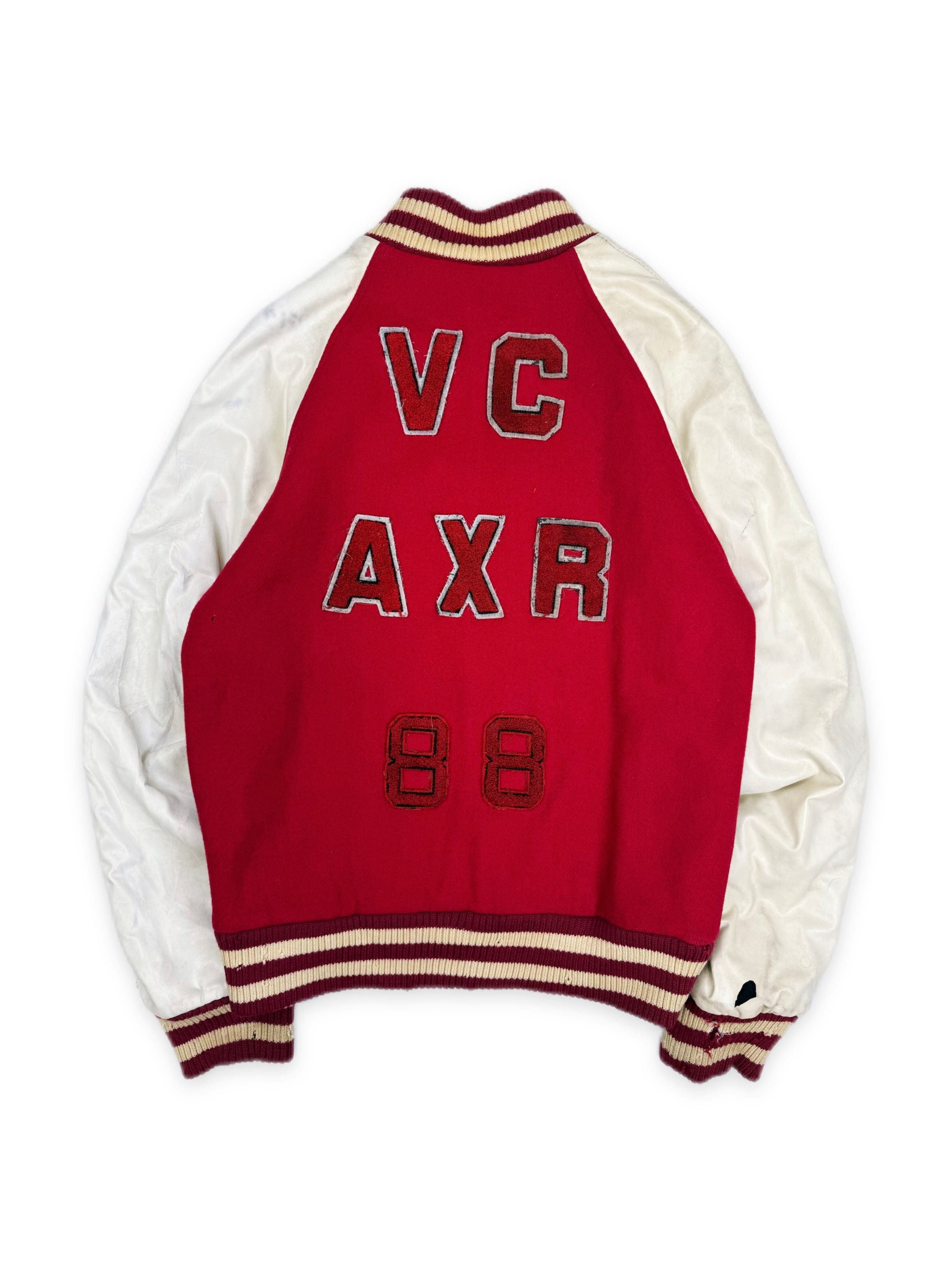 AW02 Raf Simons ‘Virginia Creeper’ Chenille Patch Varsity Jacket