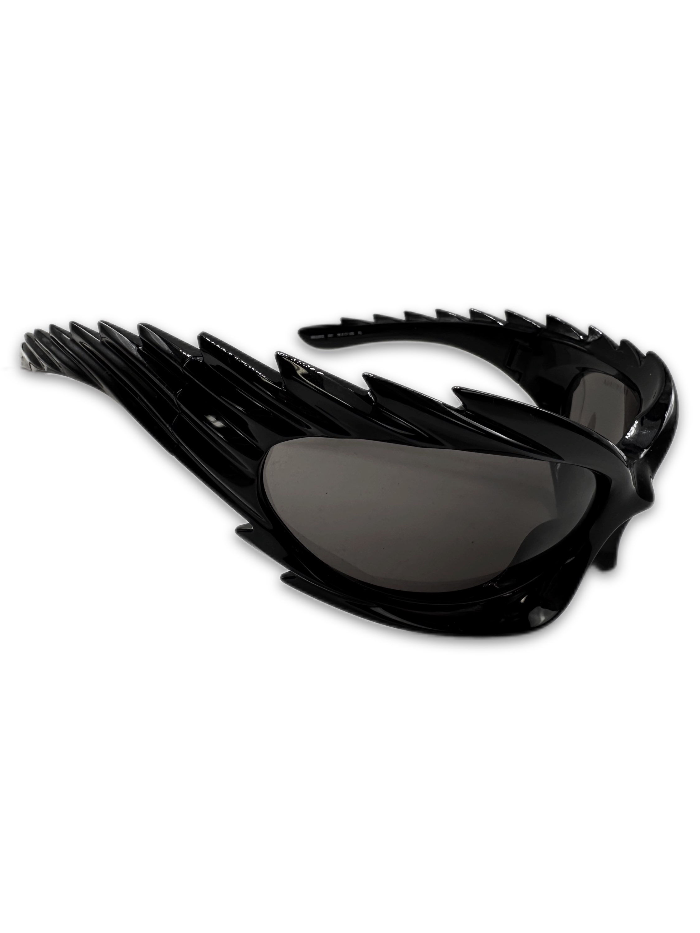 SS23 Balenciaga ‘Spike’ Dark Tint Black Sunglasses