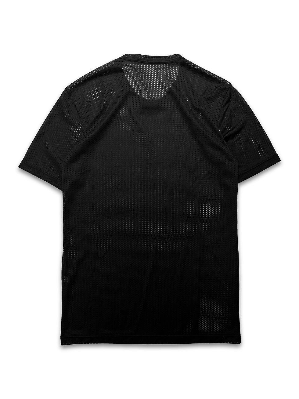 Thumbnail: 00s Helmut Lang Oversized Black Mesh Perforated T-Shirt 