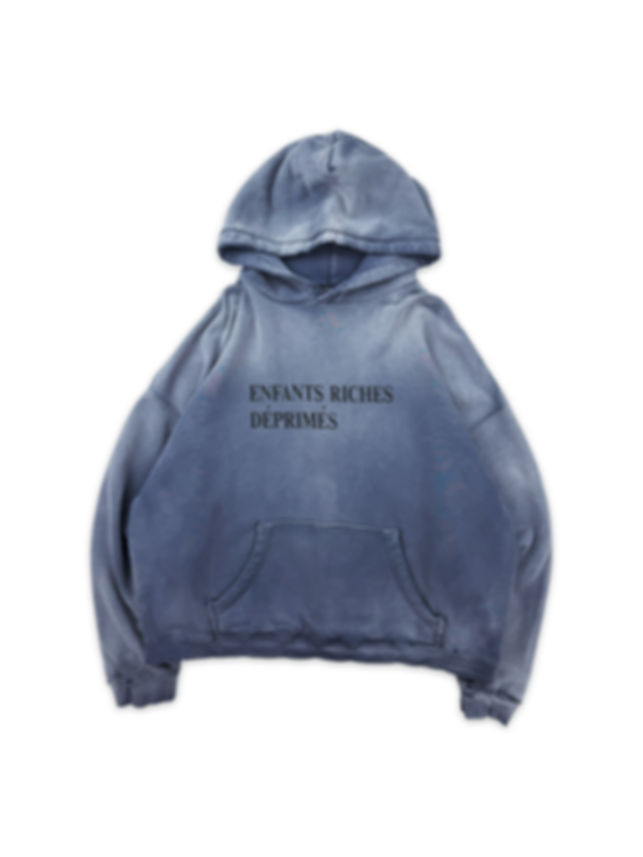 Enfants Riches Deprimes Blue Sun Faded Logo Hoodie