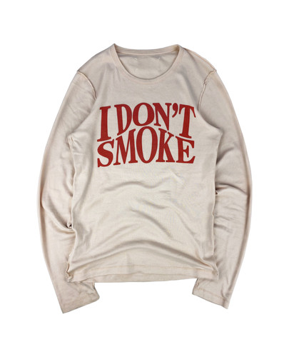AW06 Maison Margiela 'I Don't Smoke' Reversible Longsleeve Shirt