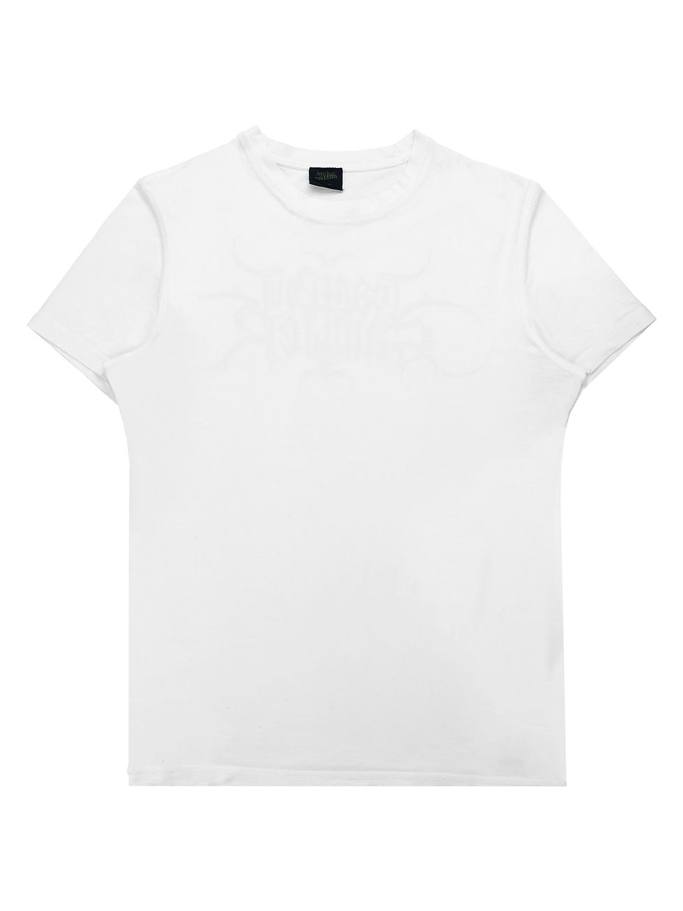 Thumbnail: SS00 Jean Paul Gaultier Gothic Metal Logo White T-Shirt