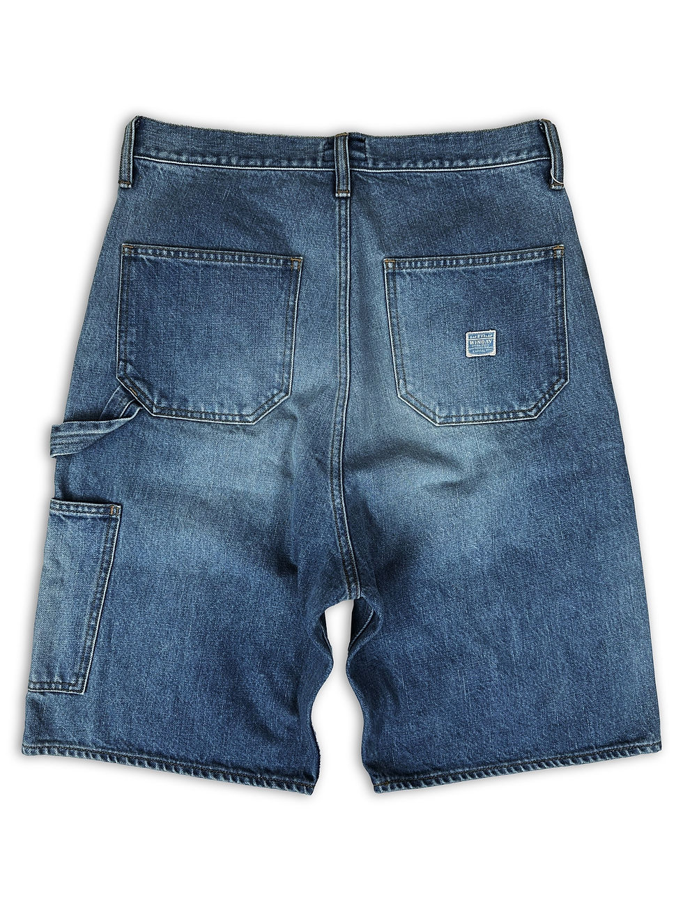 Thumbnail:  AW24 Kapital ‘Studded’ Carpenter Reinforced Denim Shorts