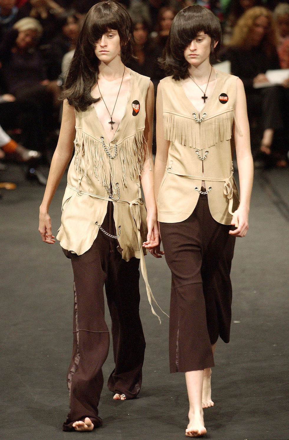 Thumbnail: SS04 Undercover “Languid” Distorted Cross Necklace
