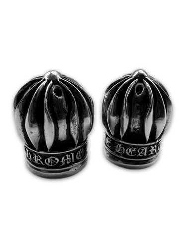 Chrome Hearts Cross .925 Silver Etched Salt & Pepper Shakers