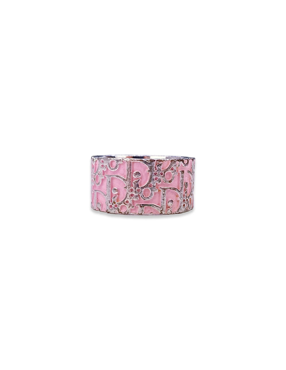 Thumbnail: Dior “2” Hot Pink Trotter Monogram Ring