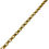 Thumbnail: Chrome Hearts 22k Gold 16 in Roll Chain Necklace