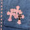 Thumbnail: Chrome Hearts x Levi’s Triple Pink Patch Silver Cross Flared Jeans