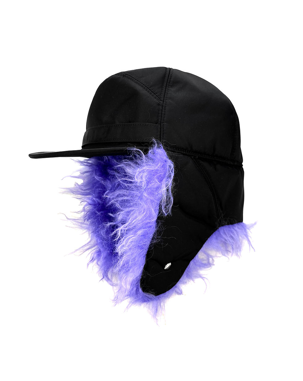 FW19 Prada Faux Fur Urshanka Nylon Trapper Hat