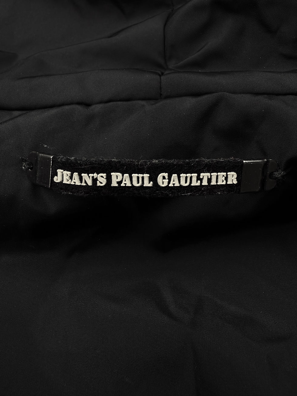 Thumbnail: 90s Jean Paul Gaultier Black Puffer Rope Button Jacket