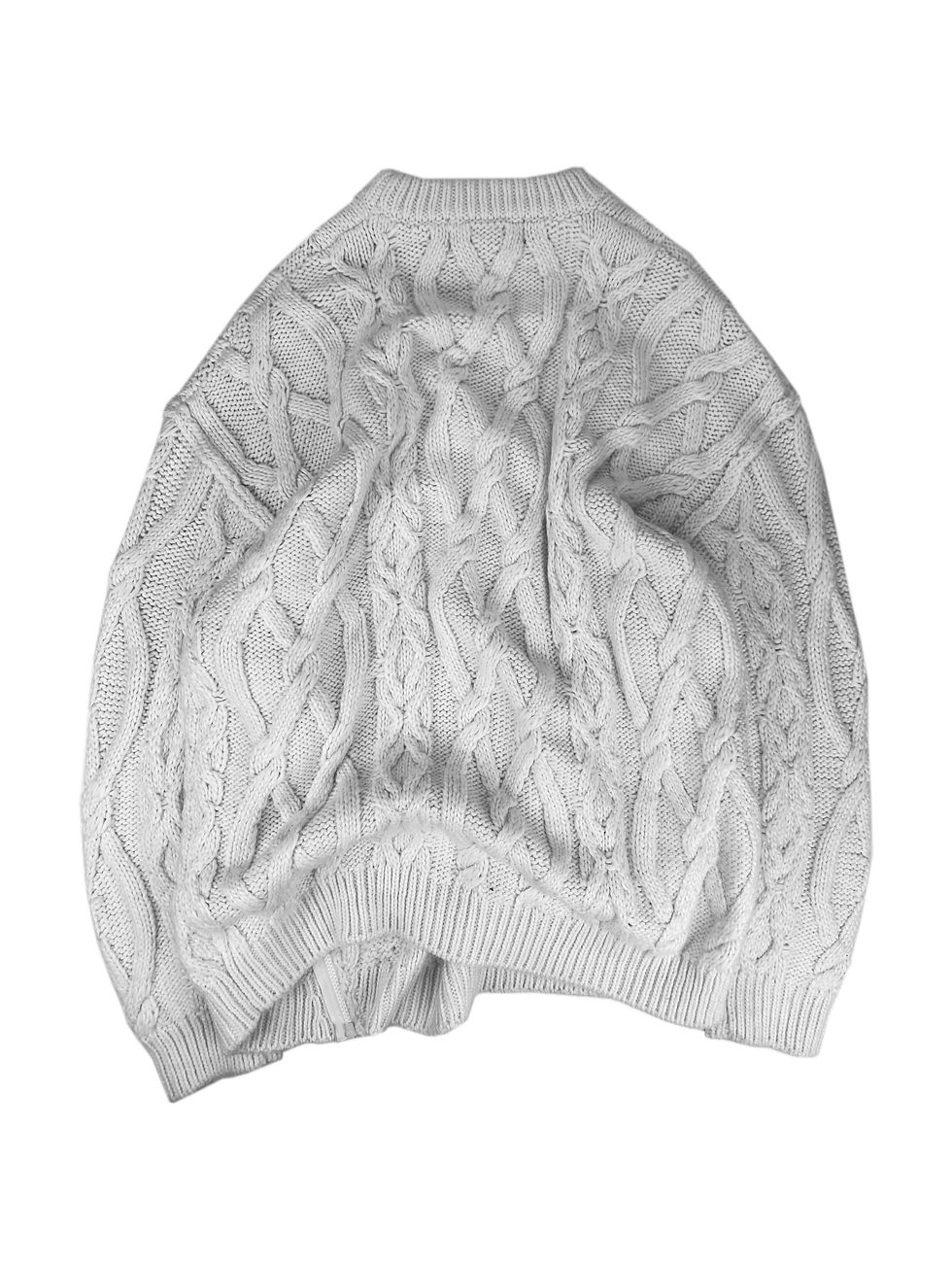 Thumbnail: Undercover Braided Heavy Weight Side-zip Knitted Sweater