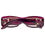 Thumbnail: Dior ‘D’ Logo Magenta Boxy Rose Tint Sunglasses