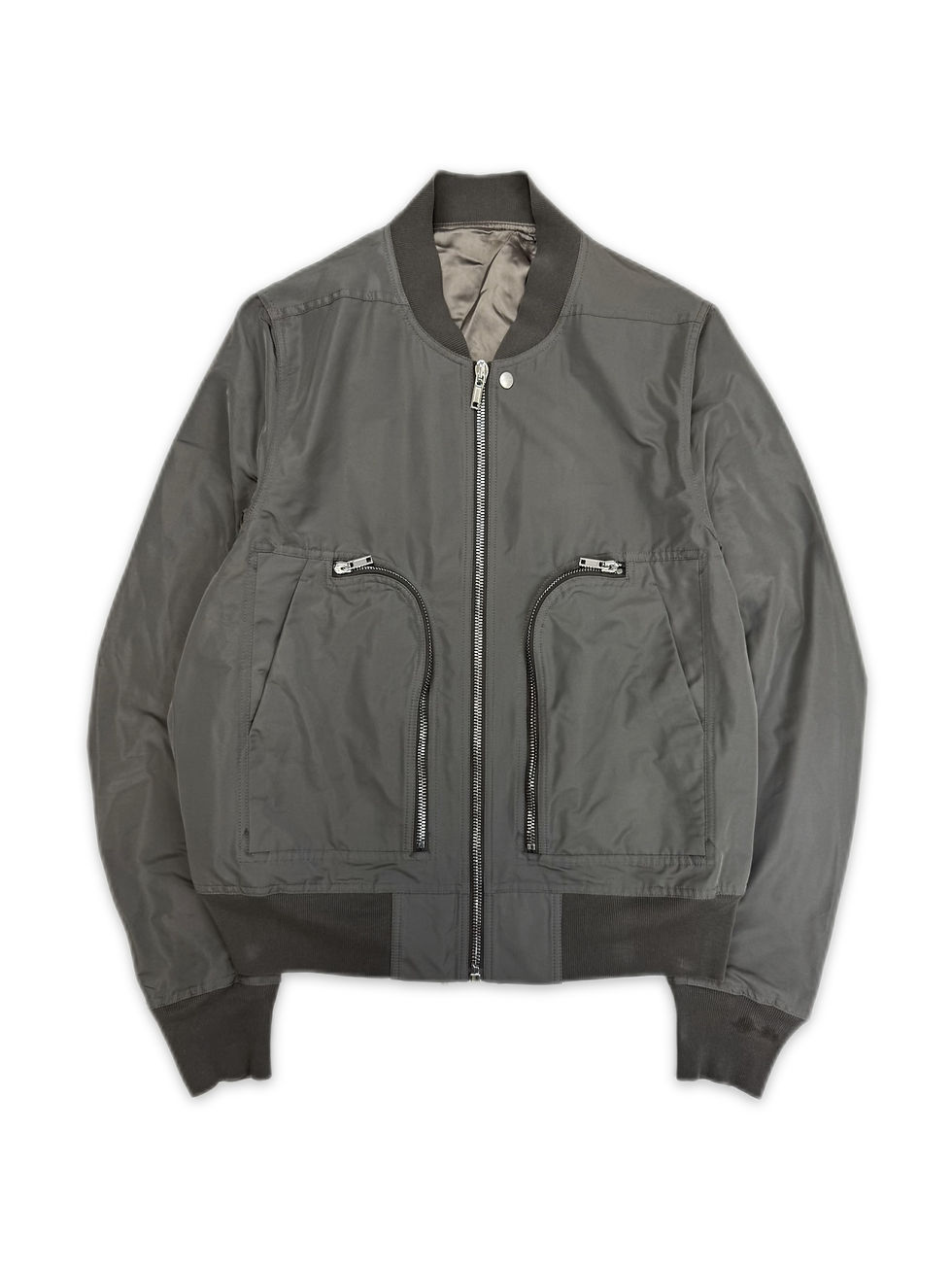 SS24 Rick Owens 'Lido' Bauhaus Cargo Pocket Bomber Jacket