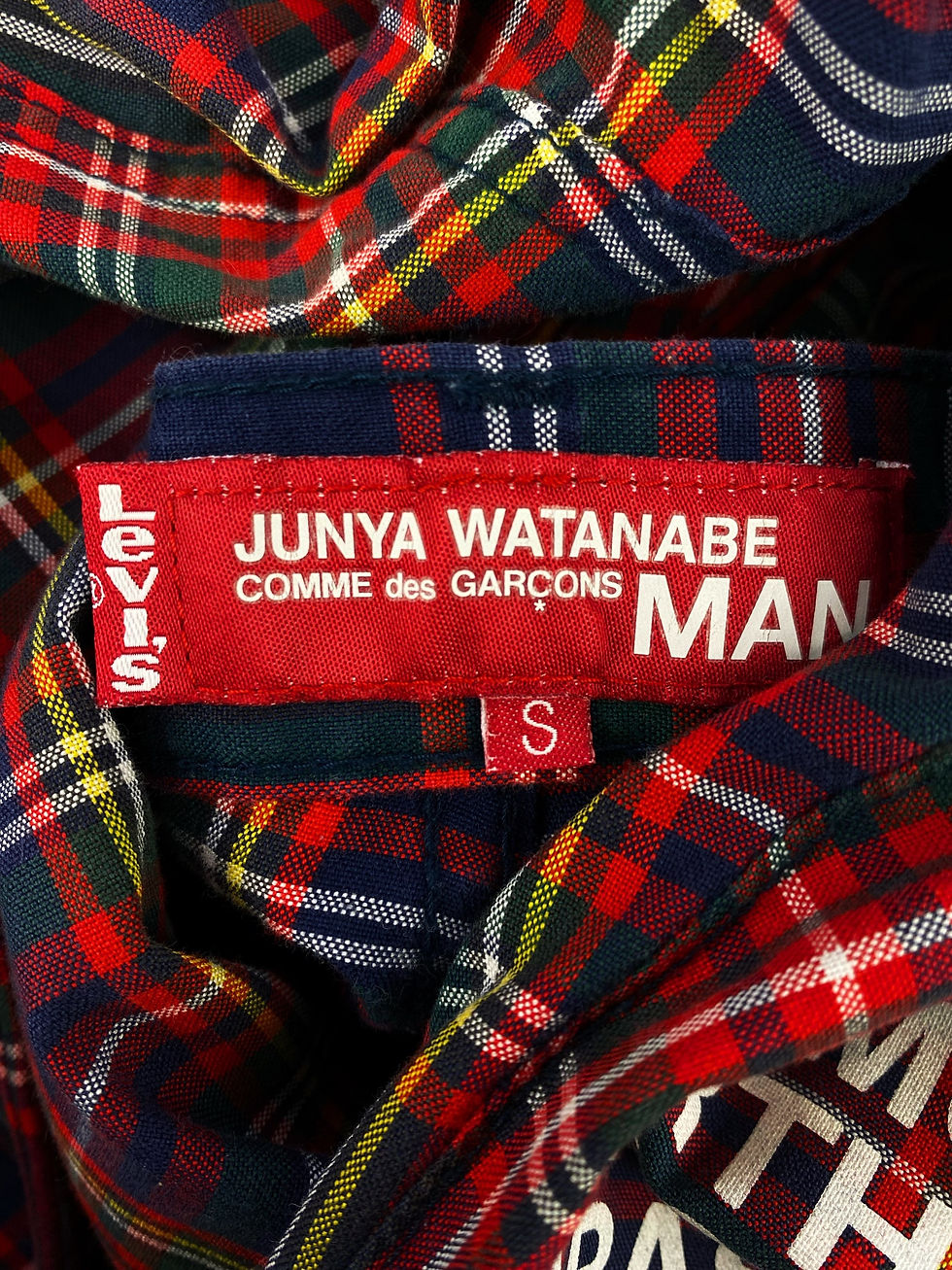 Thumbnail: SS02 Junya Watanabe ‘Parasite’ Poem Plaid Trousers  