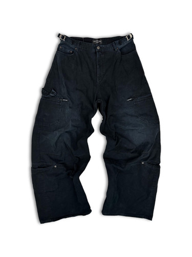 AW23 Balenciaga Baggy Multi Pocket Denim 'Carpenter' Pants