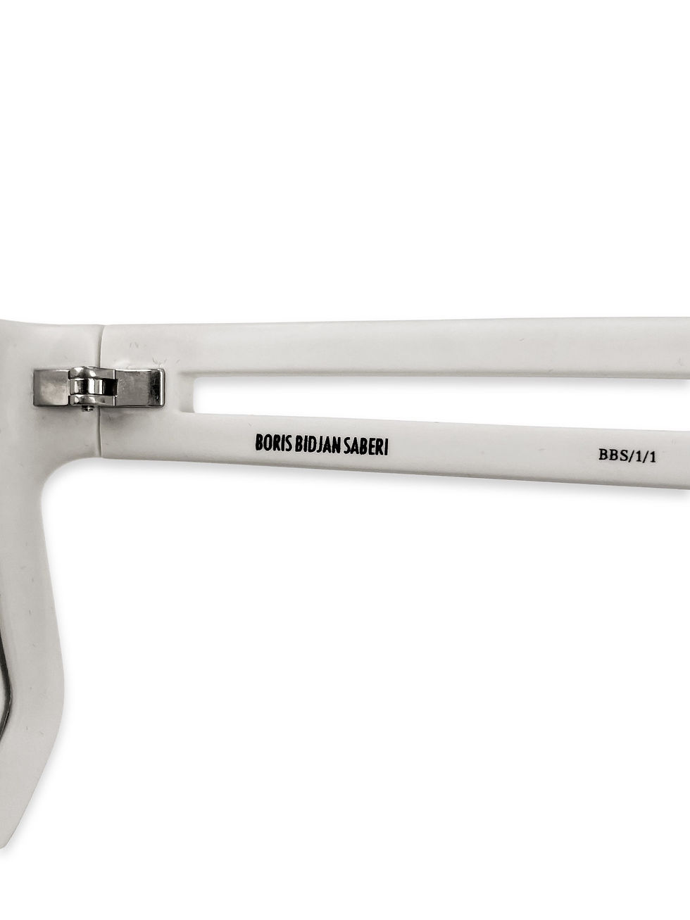 Thumbnail: Boris Bidjan Sibran x Linda Farrow Cutout White Sunglasses