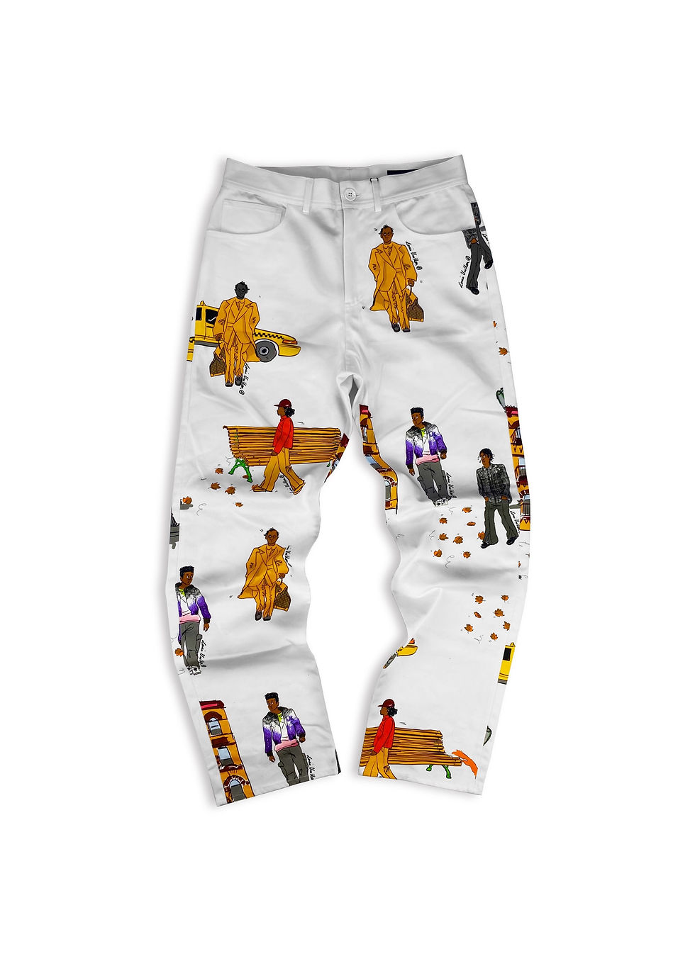 AW19 Louis Vuitton by Virgil Abloh ‘New York City’ White Denim