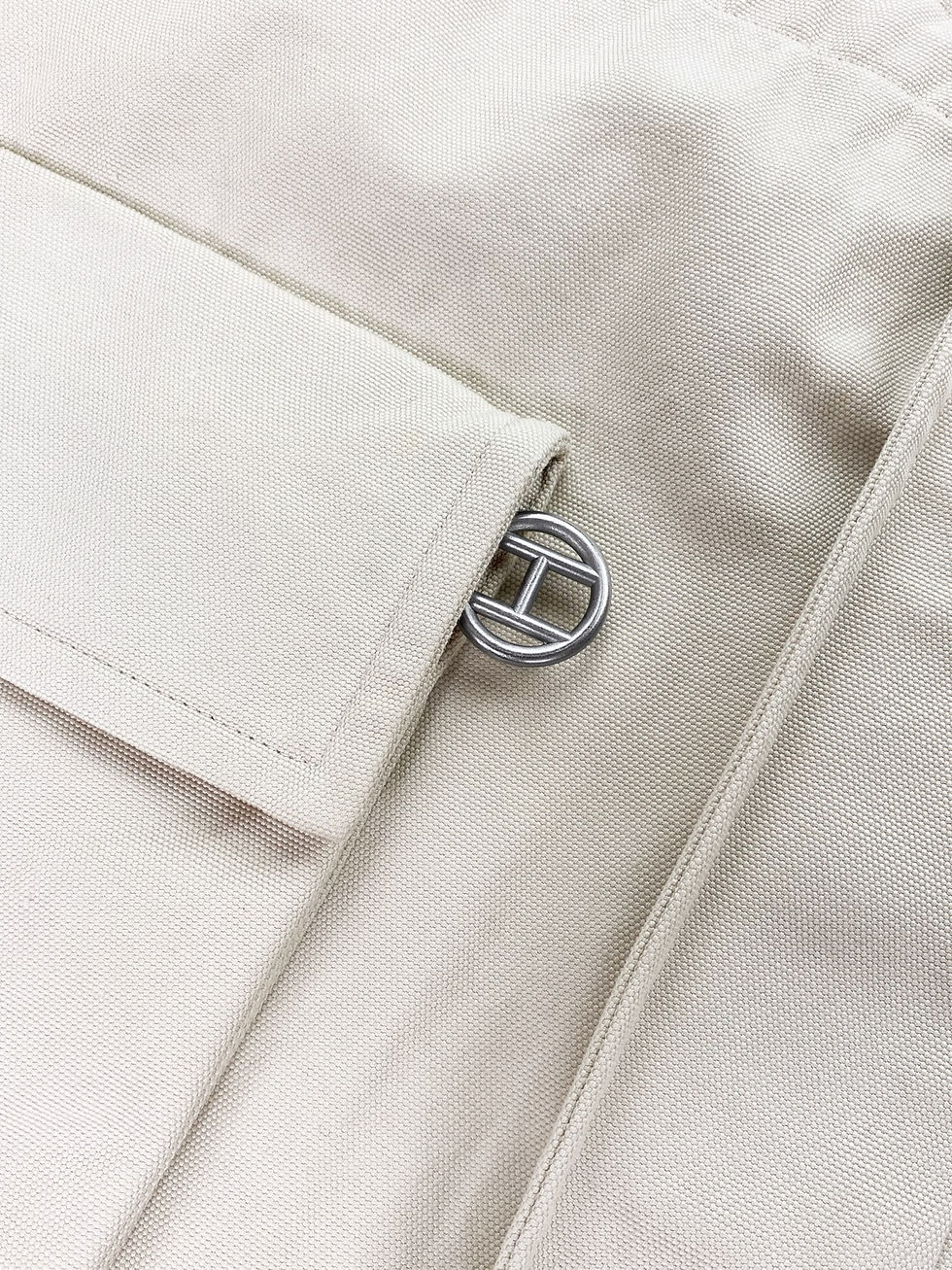 Thumbnail: Hermès Reflective Cargo Pocket Hooded Trench Coat