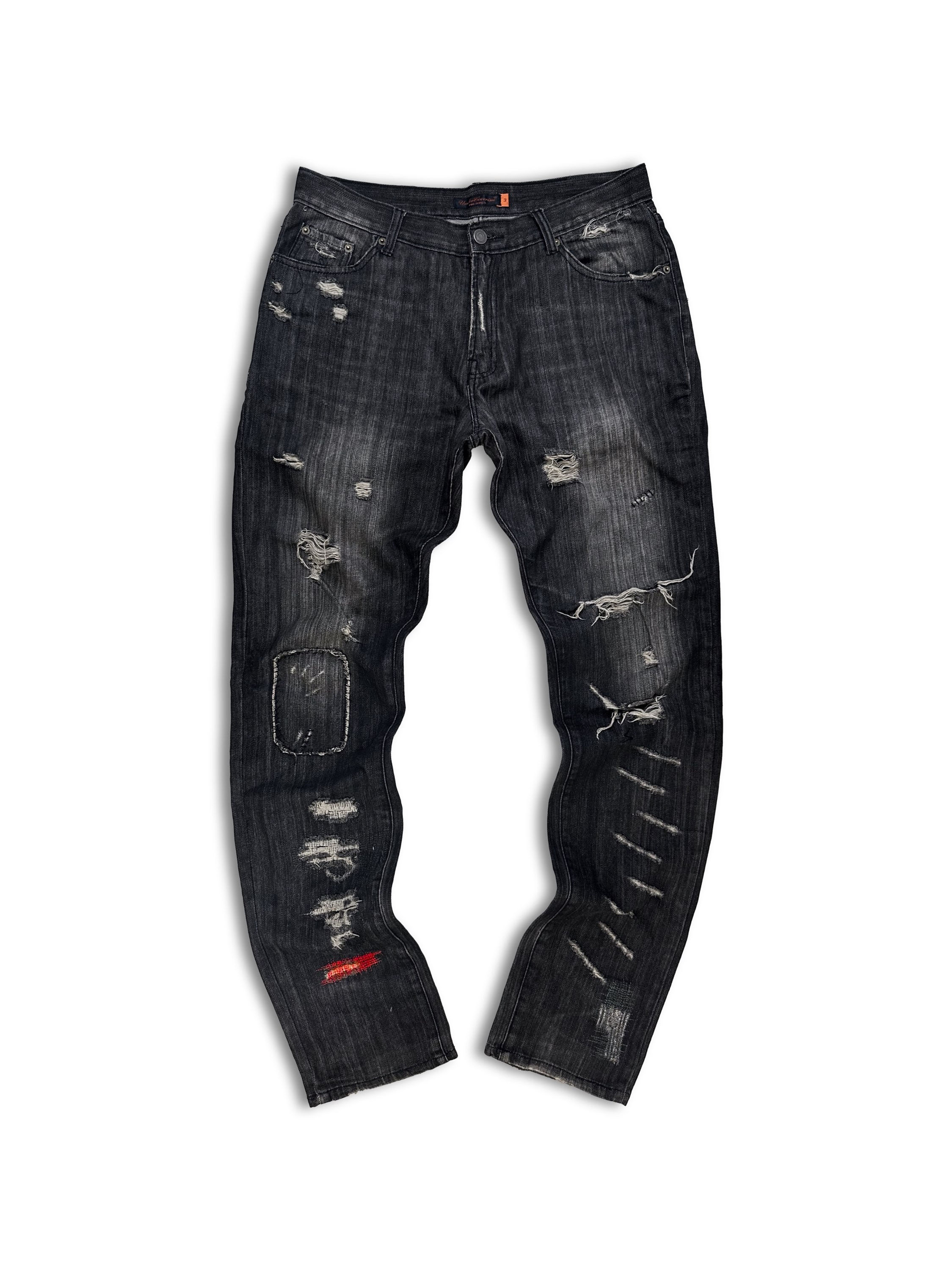 SS05 Undercover ‘But Beautiful’ 60 Red Stitch Patchwork Denim