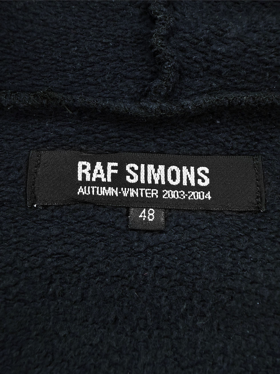 Thumbnail:  AW03 Raf Simons ‘PCL’ Closer Raglan Oversized Graphic Hoodie