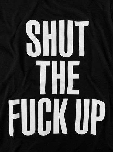 NUMBER(N)INE 06SS SHUT THE FUCK UP Tシャツ Osamason Shut The F*ck Up STFU Tee T-Shirt Merch Number Nine SS06