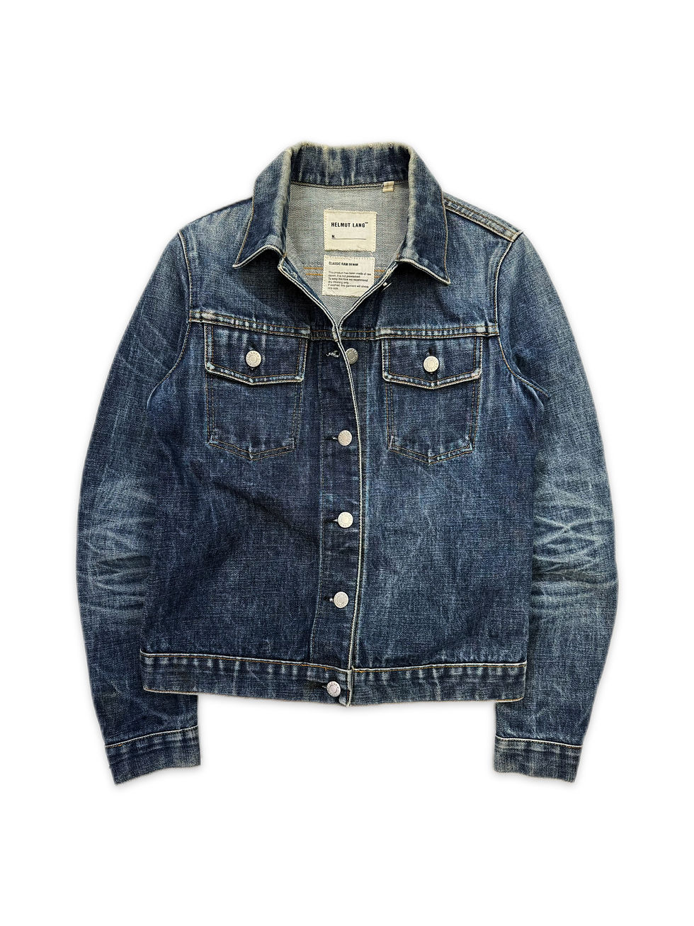 ジャケット・アウター helmut lang archive 1998 denim jacket 44 HELMUT LANG 1998 Type 1 Denim Jacket size Medium/42 Vintage