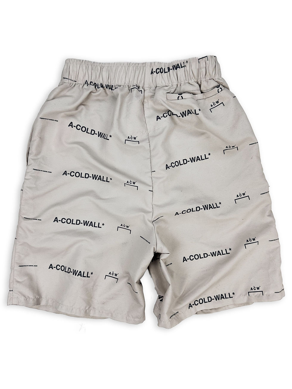 Thumbnail: A Cold Wall Tan Monogram Nylon Shorts 
