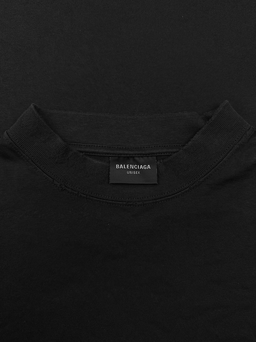Thumbnail: SS25 Balenciaga ‘ID Card’ Black Distressed Oversized T-Shirt